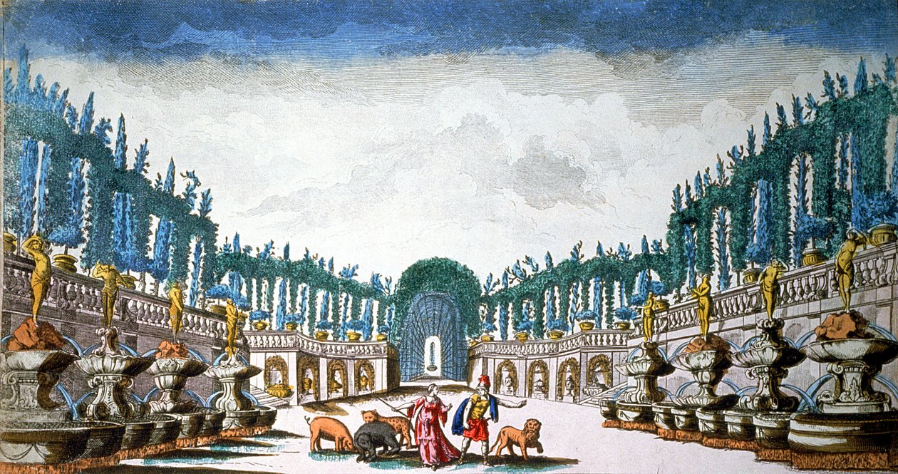 Odysseus met Circe die zijn bemanning in dieren veranderde door Unbekannter Künstler