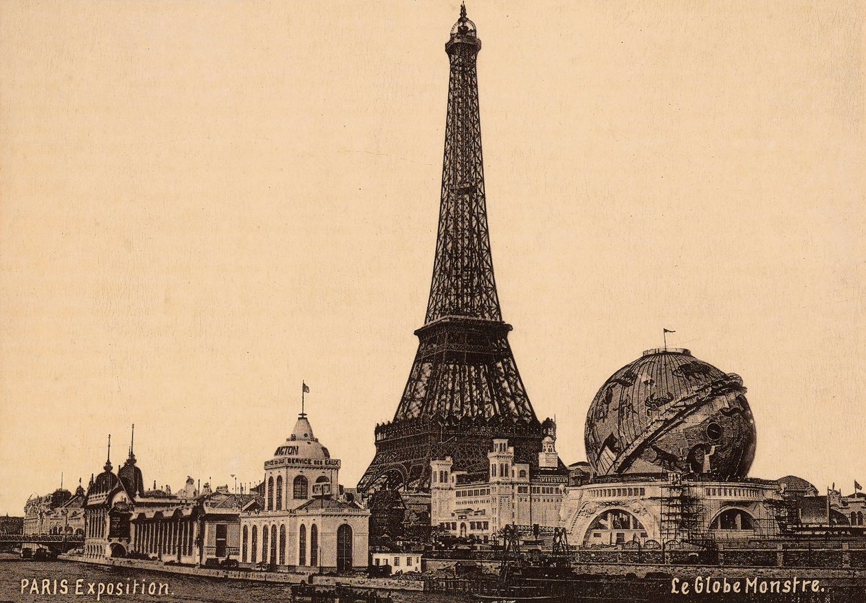 Paviljoens ter gelegenheid van de Wereldtentoonstelling van Parijs in 1900 door Unbekannter Künstler