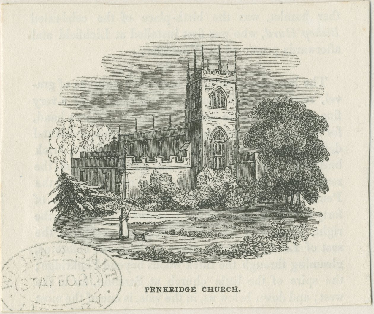 Penkridge Kerk door Unbekannt