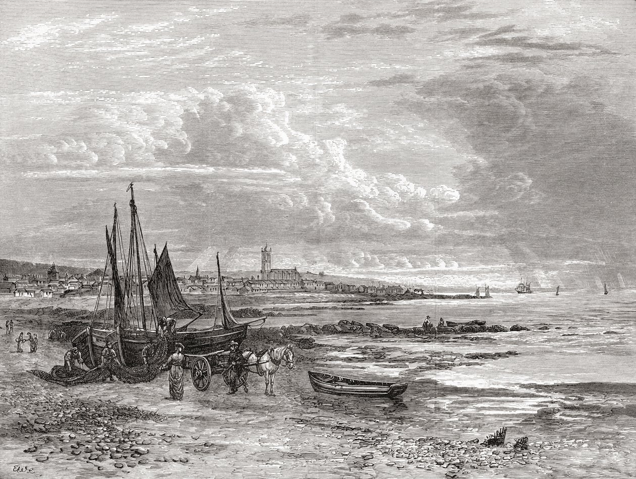 Penzance, Cornwall, Engeland in de late 19e eeuw, uit Our Own Country gepubliceerd 1898 door Unbekannt