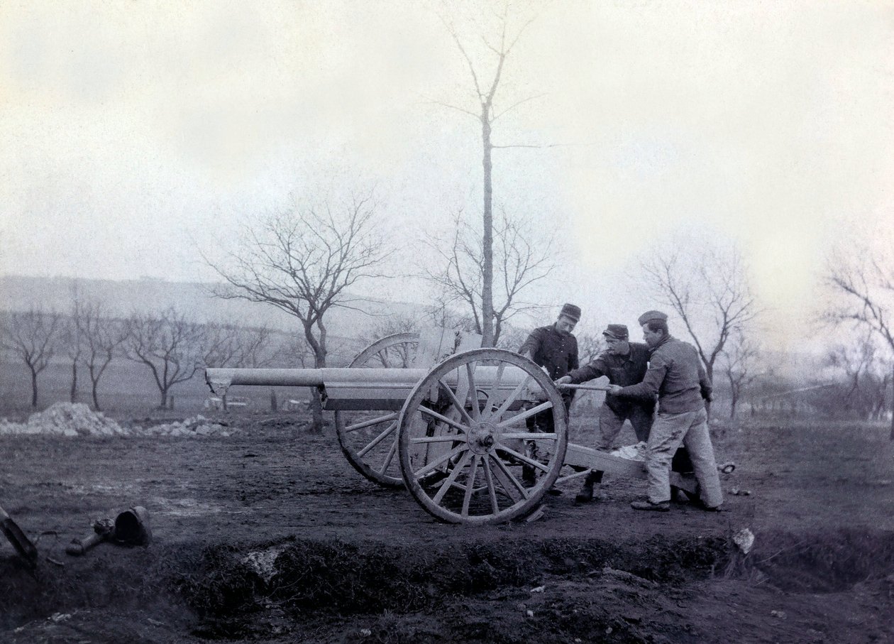 Foto uit een persoonlijk album van een infanterieluitenant tijdens de eerste maanden van de Eerste Wereldoorlog door Unbekannt