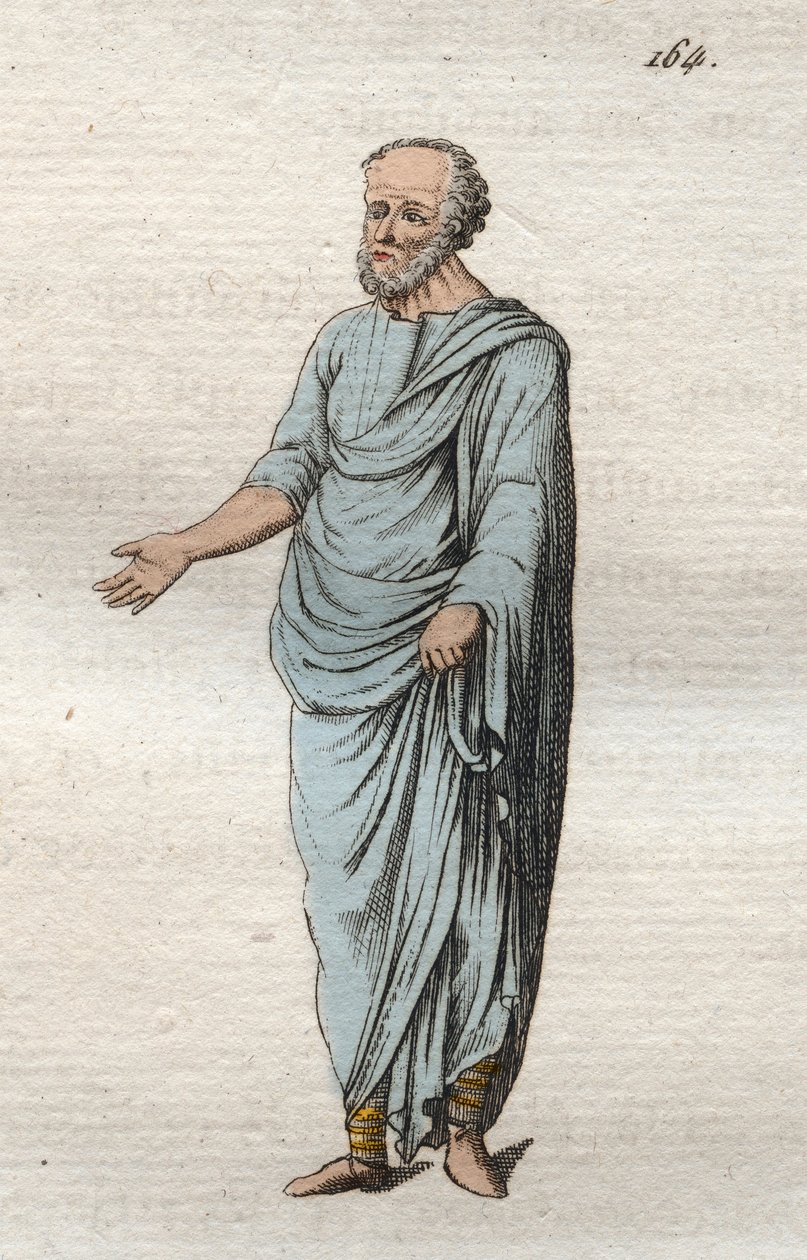 Fysiognomie - de Griekse filosoof Socrates door Unbekannt