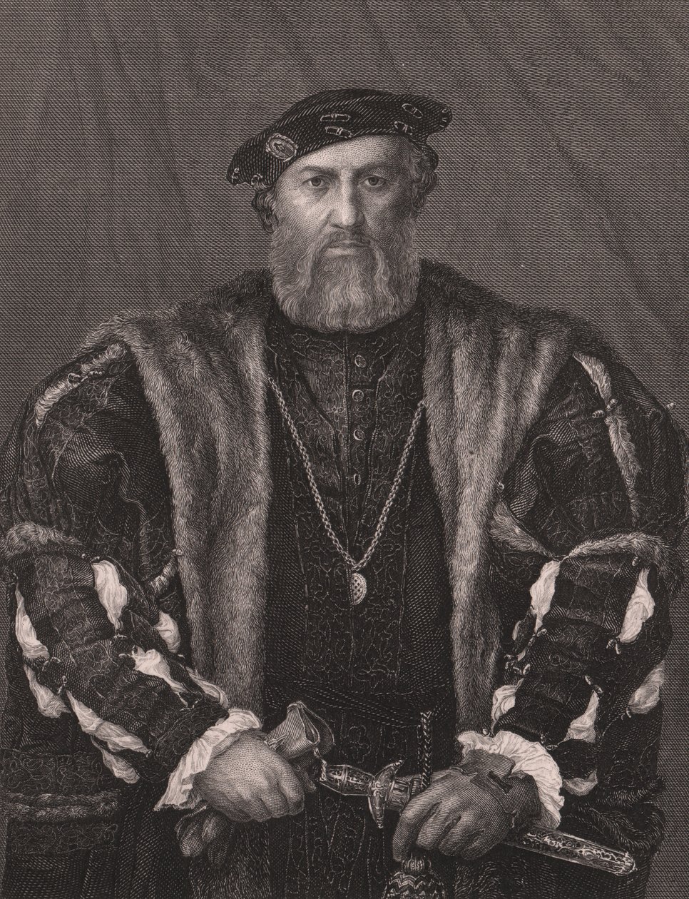 Portret van Charles de Solier, Graaf van Morette, uit Payne