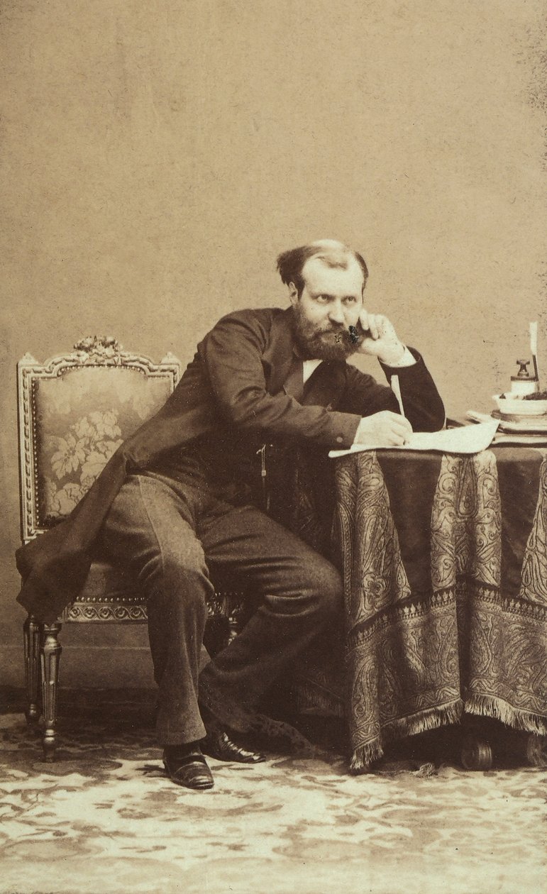 Portret van de beroemde Franse componist Charles Gounod door Unbekannter Künstler