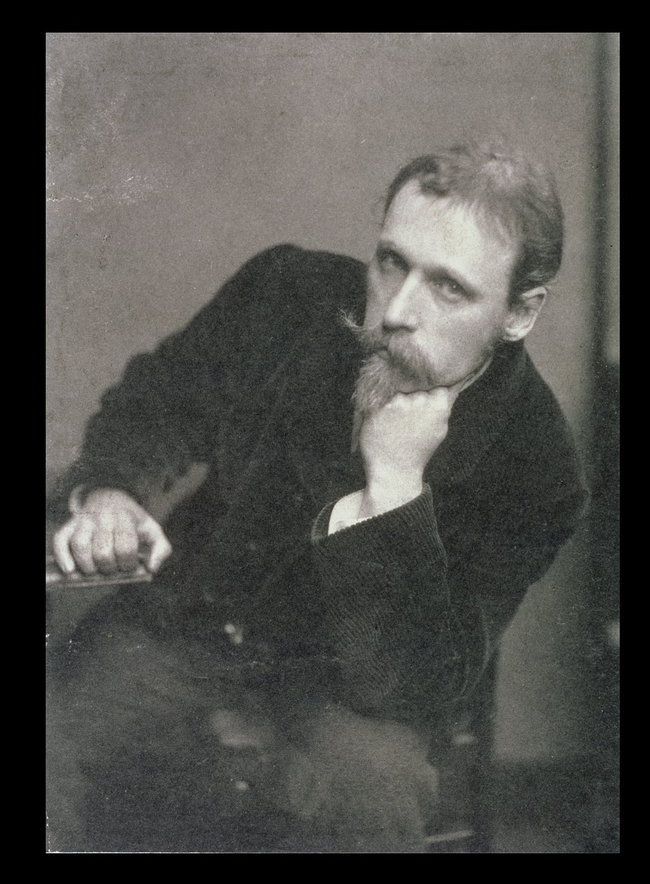 Portretfoto van Walter Crane (1845-1915) door Frederick Hollyer (1837-1933) 1886 door Unbekannt