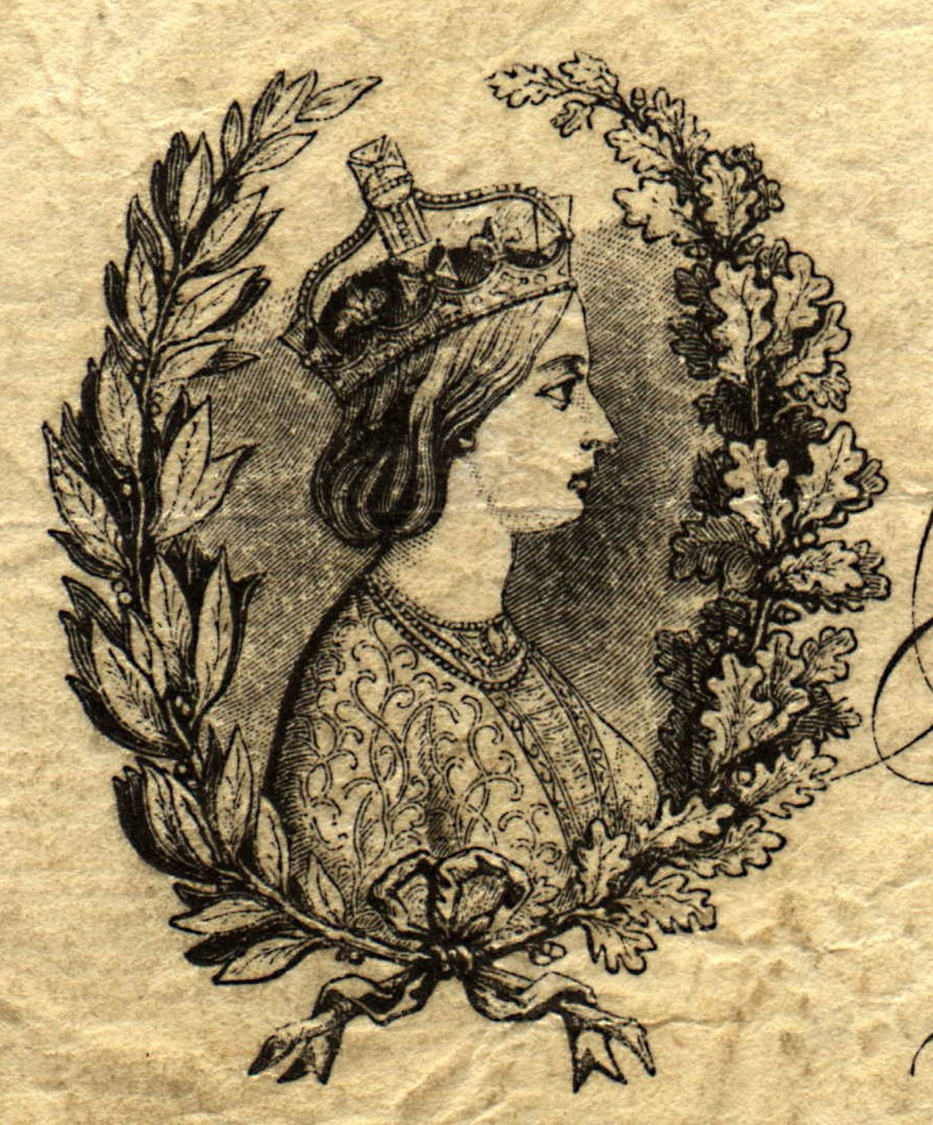 Koningin Victoria 1840-1901 (prent) door Unbekannter Künstler