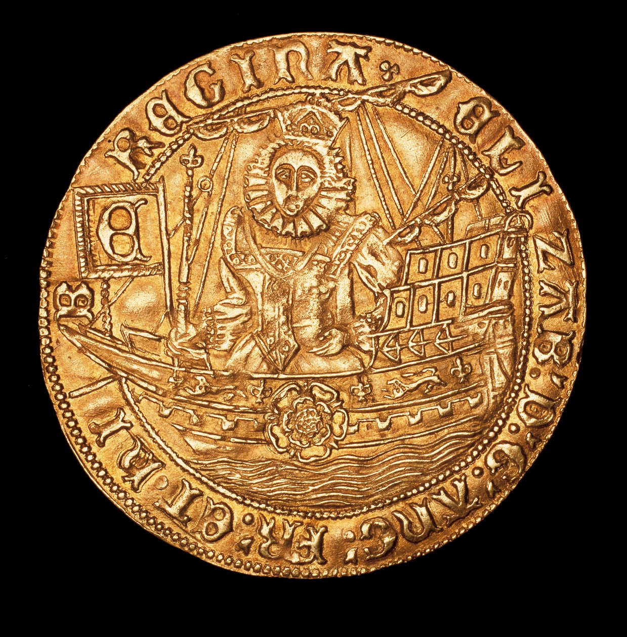 Zeldzame munt, Engeland gouden Royal Queen Elizabeth I door Unbekannter Künstler