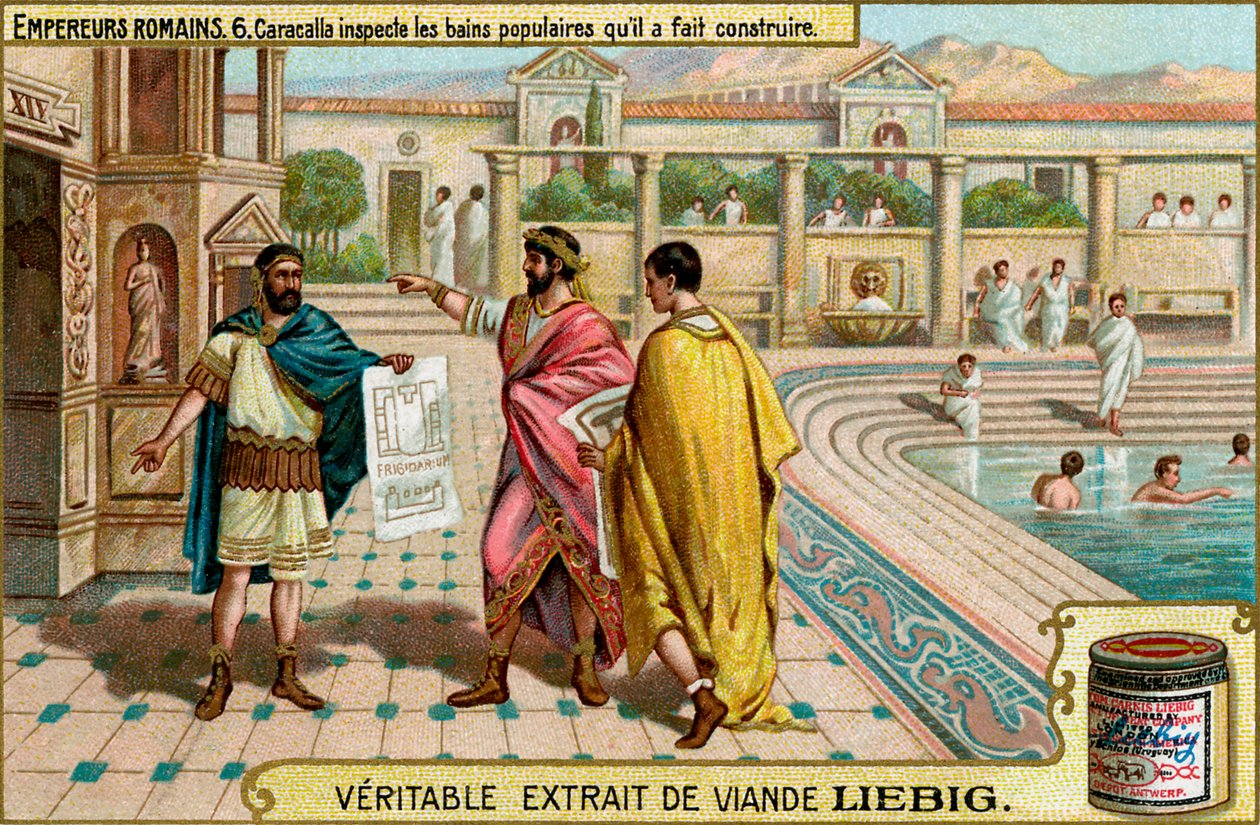 Romeinse keizers - Liebig Vleesextract verzamelkaart door Unbekannter Künstler