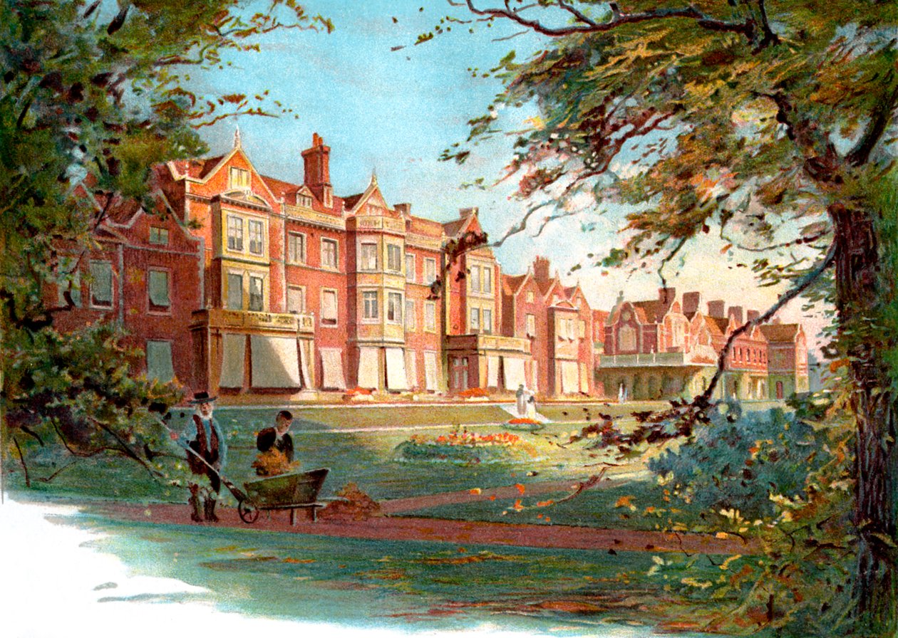 Sandringham House - late 19e eeuwse illustratie door Unbekannter Künstler