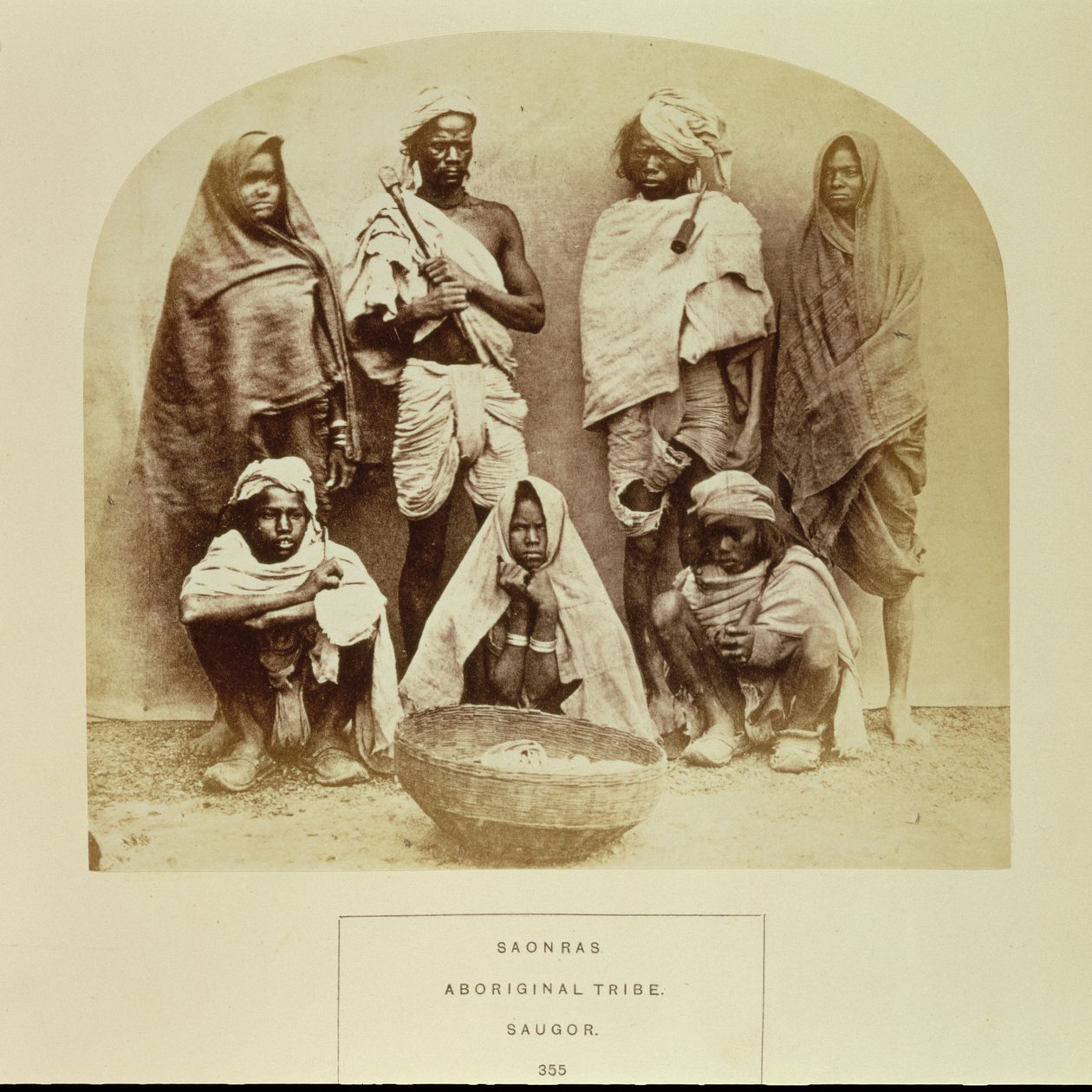 Saonras, een Aboriginal Stam uit Saugor, Centraal-India, nr. 355 uit 
