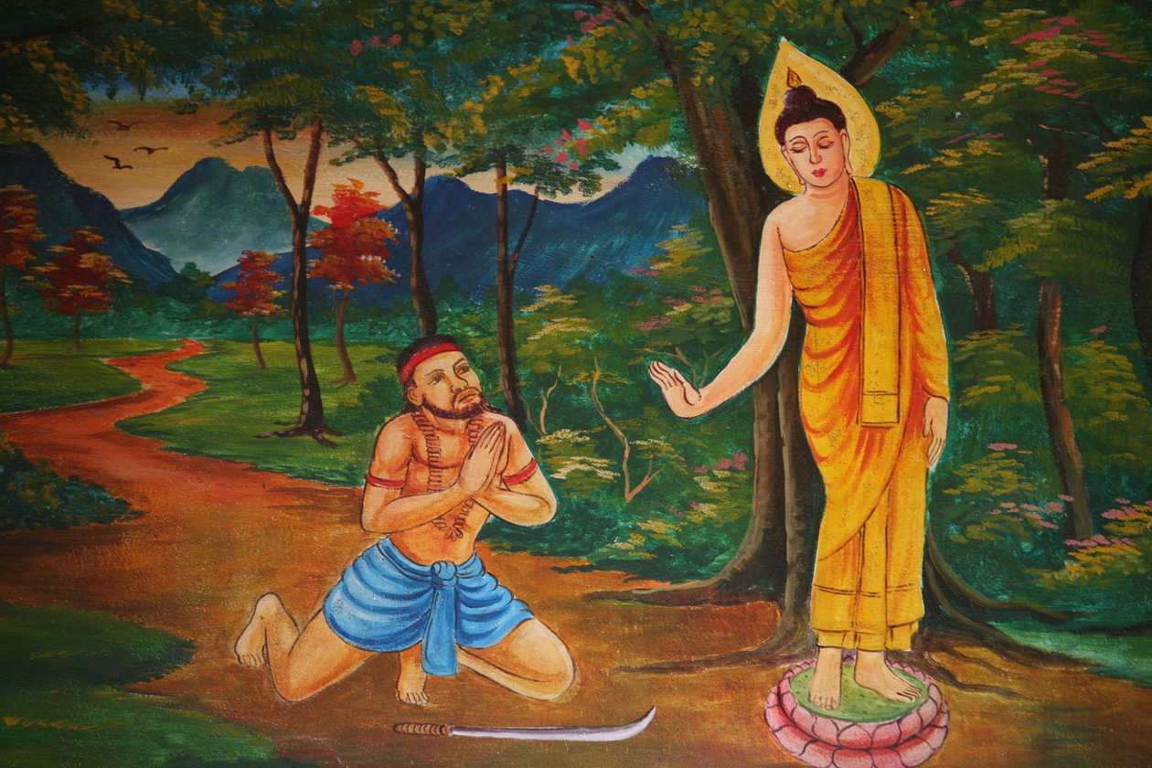 Scène uit het leven van de Boeddha, Vientiane, Laos door Unbekannt
