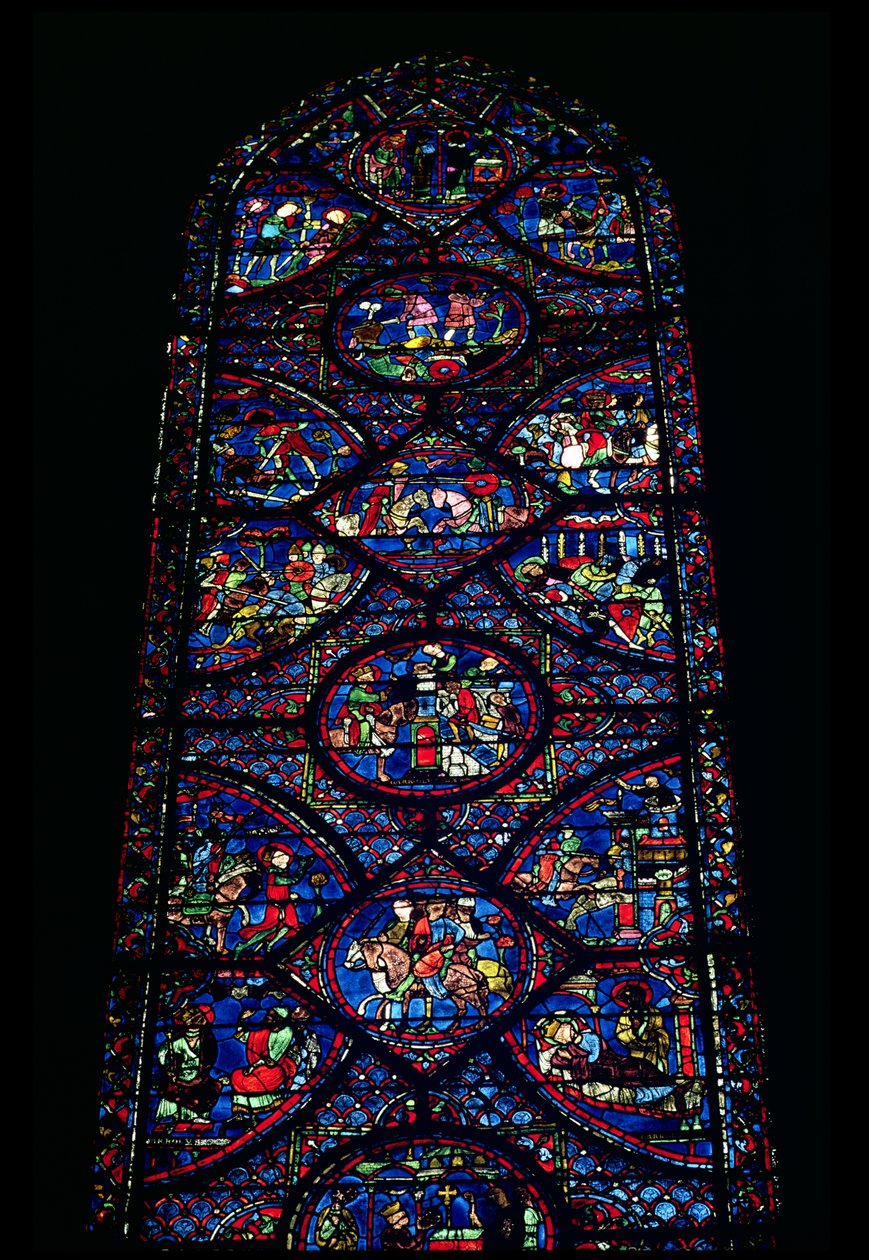 Scènes uit het Leven van Karel de Grote (747-814) uit de omgang, ca. 1215-35 door Unbekannt