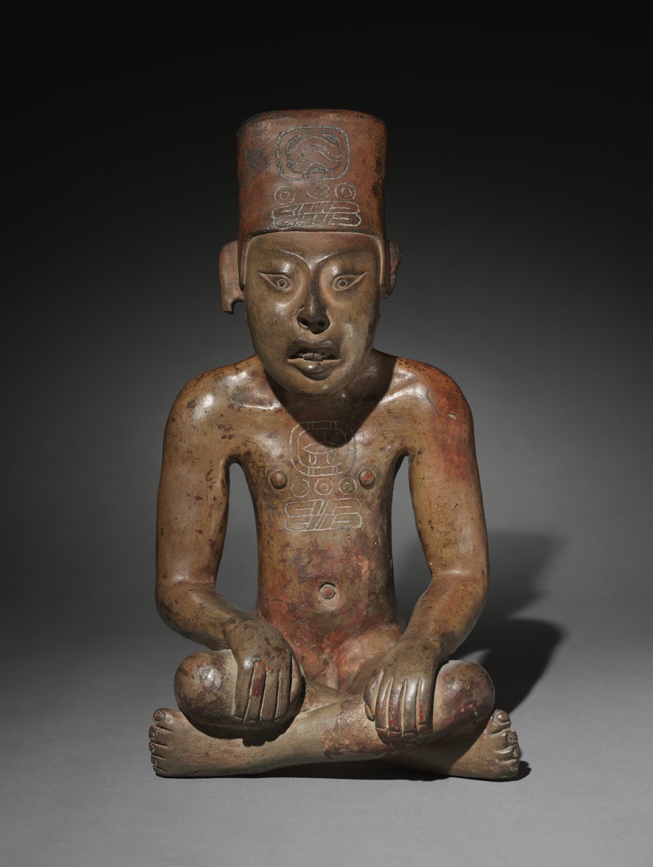 Zittend figuur, Oaxaca, 300 v.Chr.-700 n.Chr. door Unbekannt