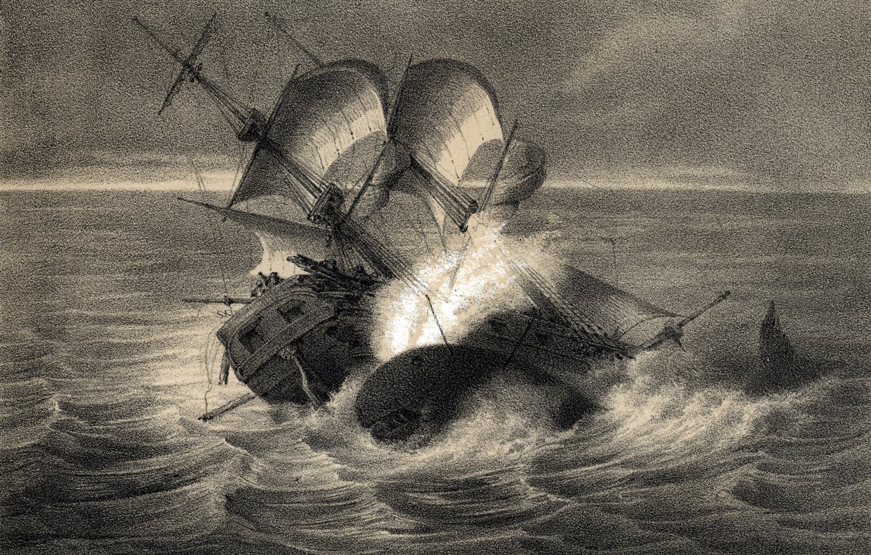 Schipbreuk van het walvisschip 