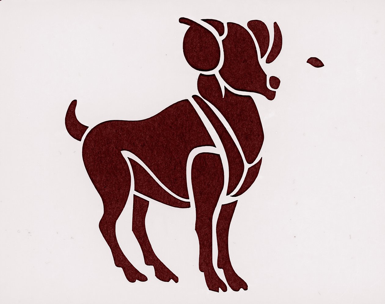 Teken van de dierenriem: de Ram (Astrologisch teken: ram) Privécollectie door Unbekannter Künstler