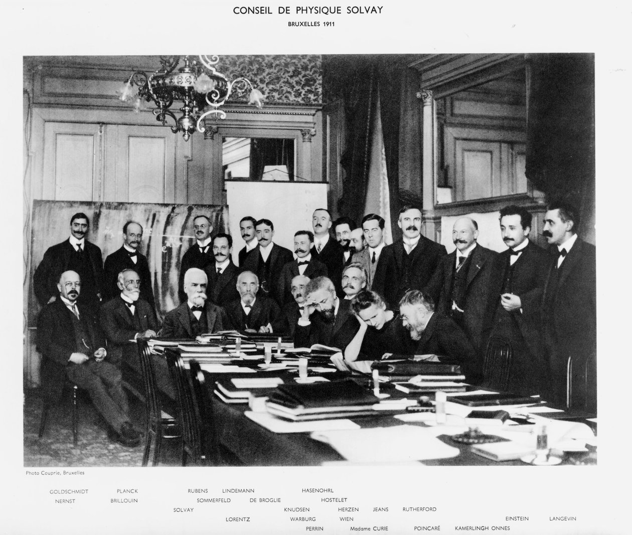 Solvay Conferentie, Brussel door Unbekannt