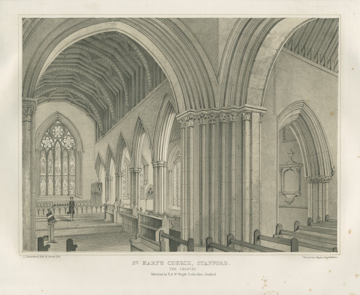 Stafford - Interieur van de St. Mary