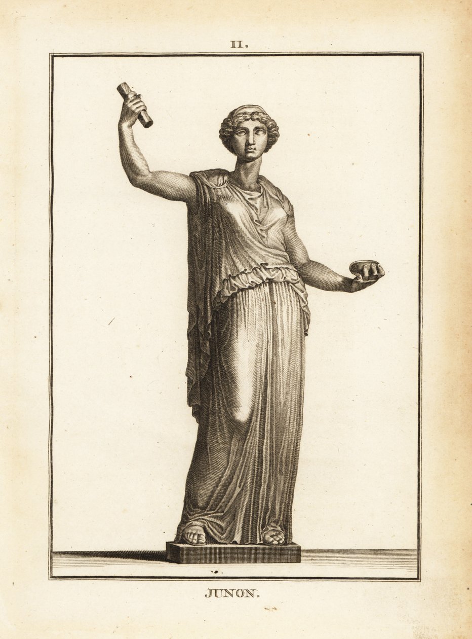 Standbeeld van de Romeinse godin Juno, koningin van de goden door Unbekannt