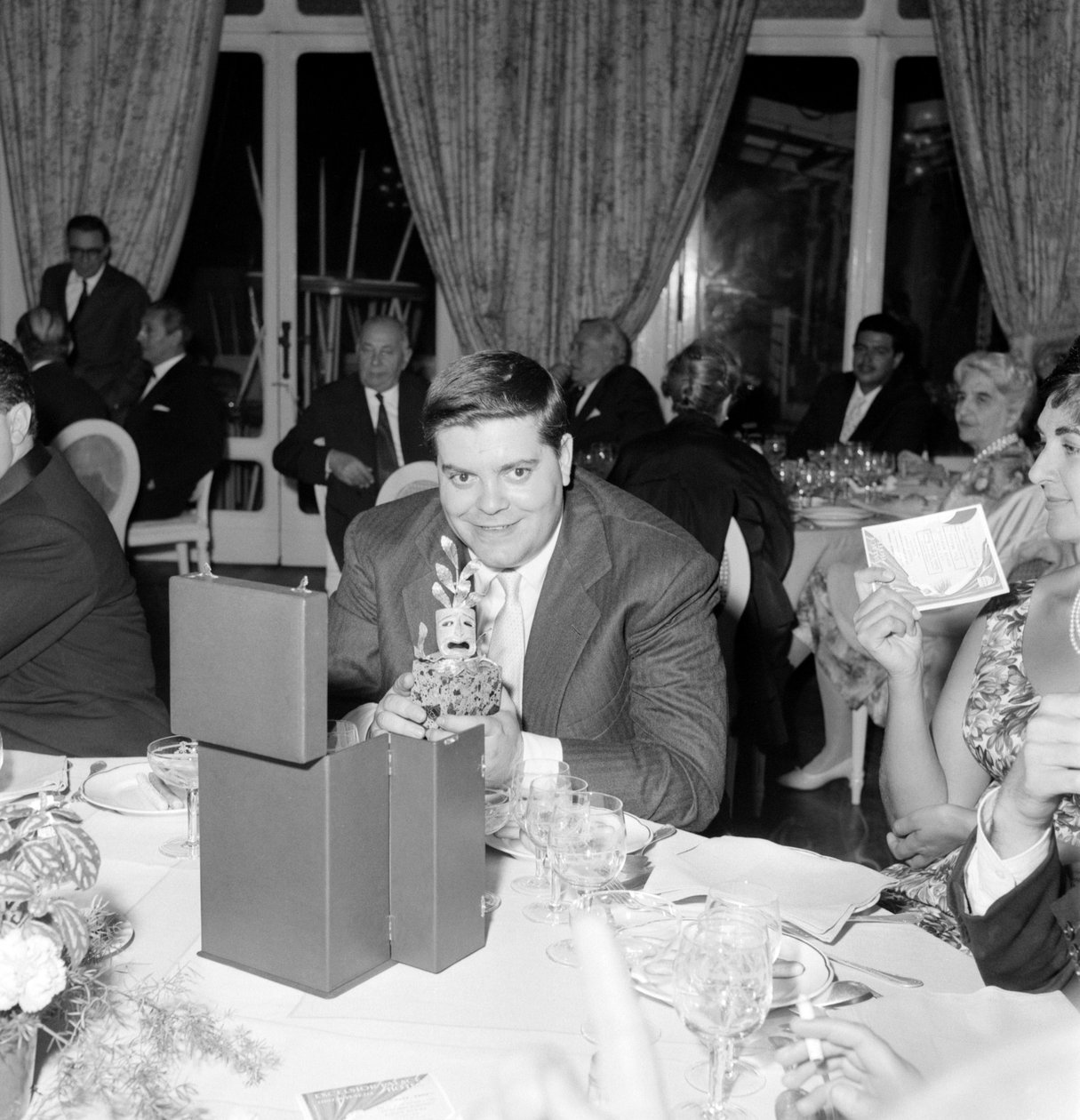 De Acteur Tino Buazzelli - Asolo - 1960 door Unbekannt