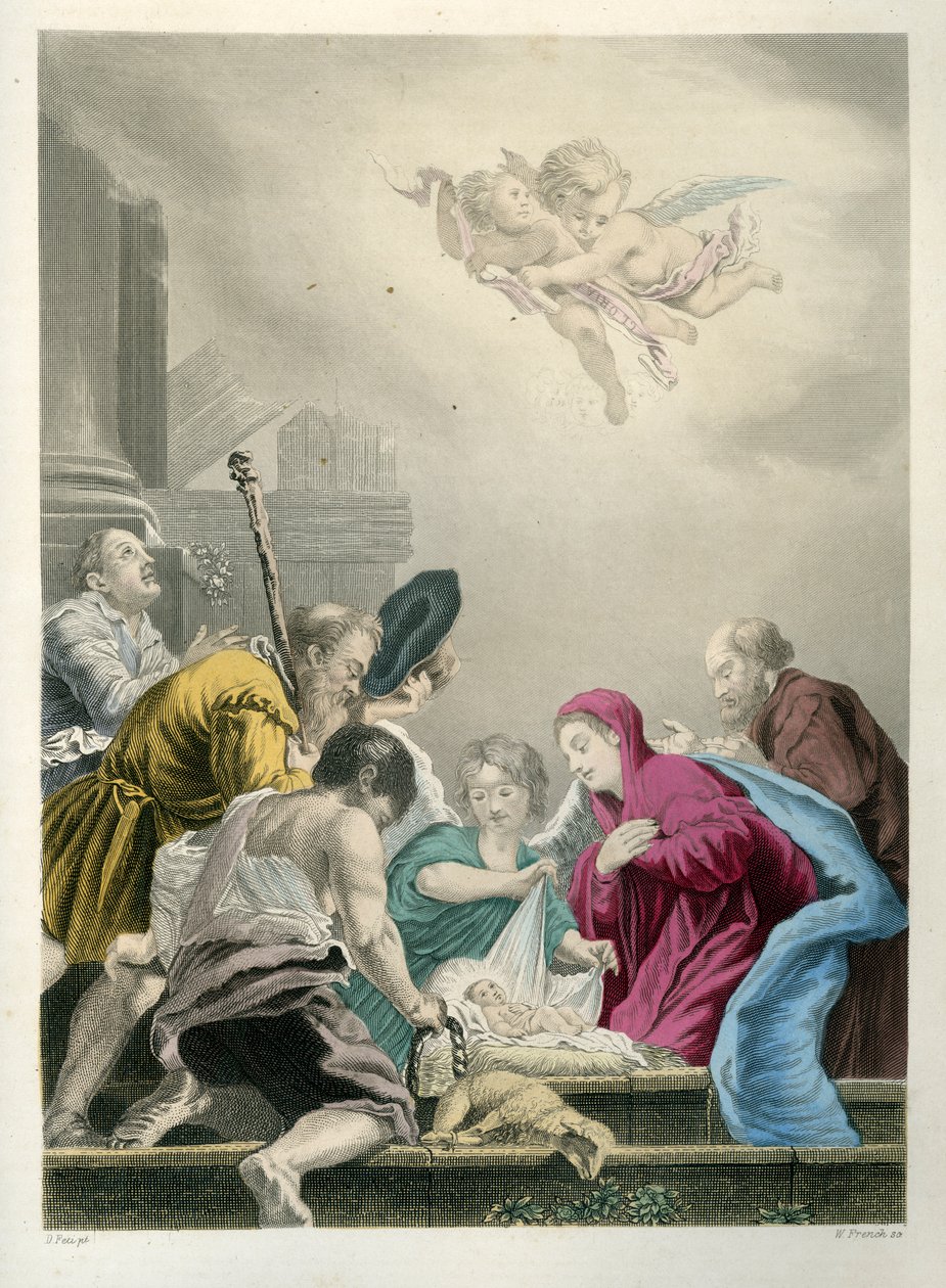 De Aanbidding van Christus - Bijbel, Nieuwe Testament door Unbekannter Künstler