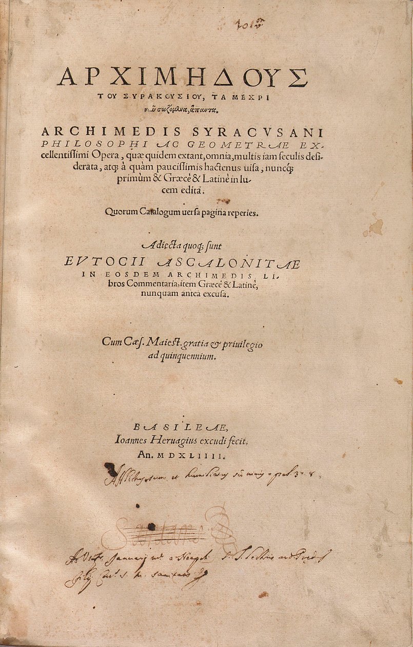Het Archimedes Palimpsest door Unbekannt