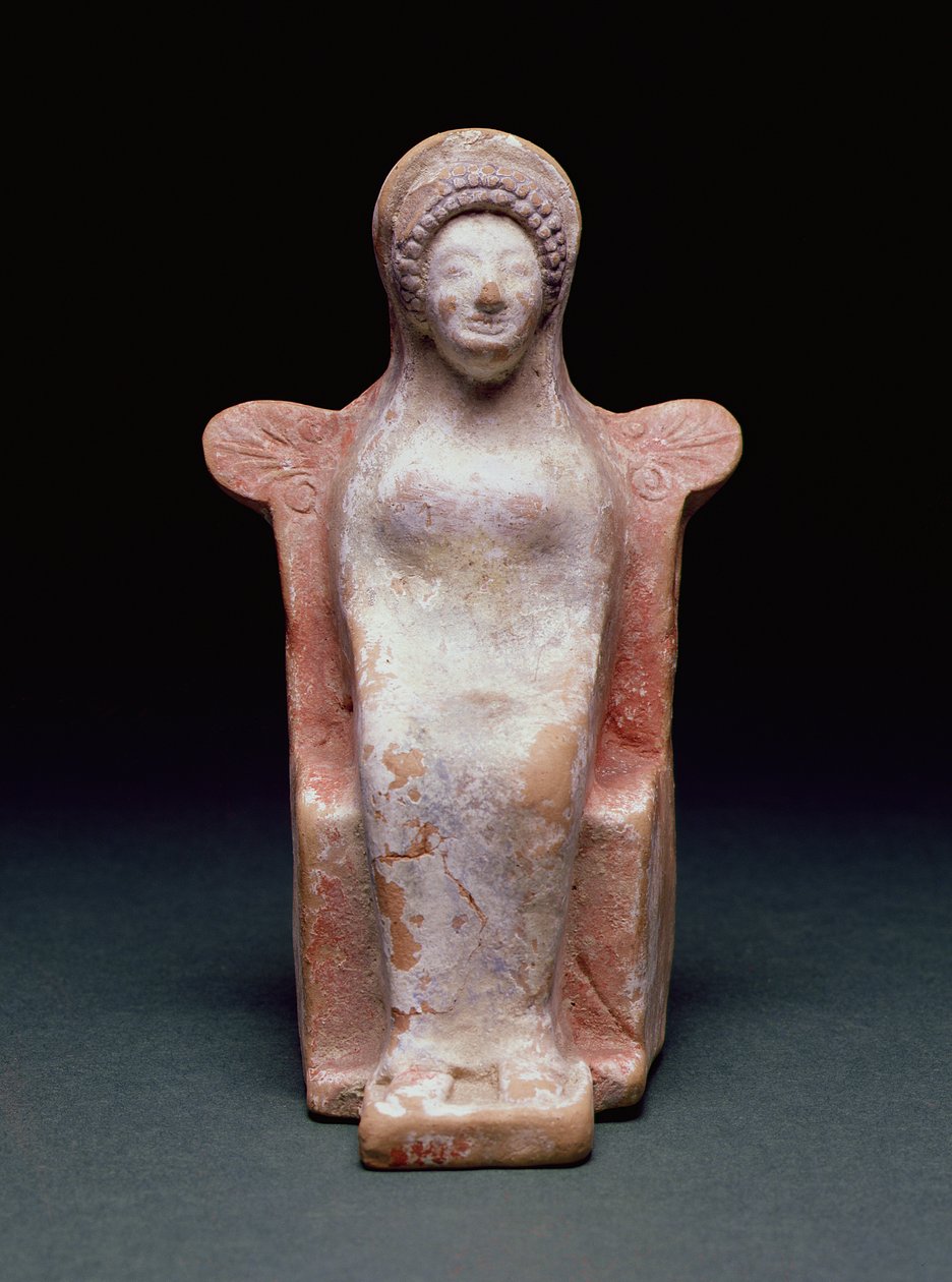 De godin Athena, Grieks, c.490 v.Chr. door Unbekannt