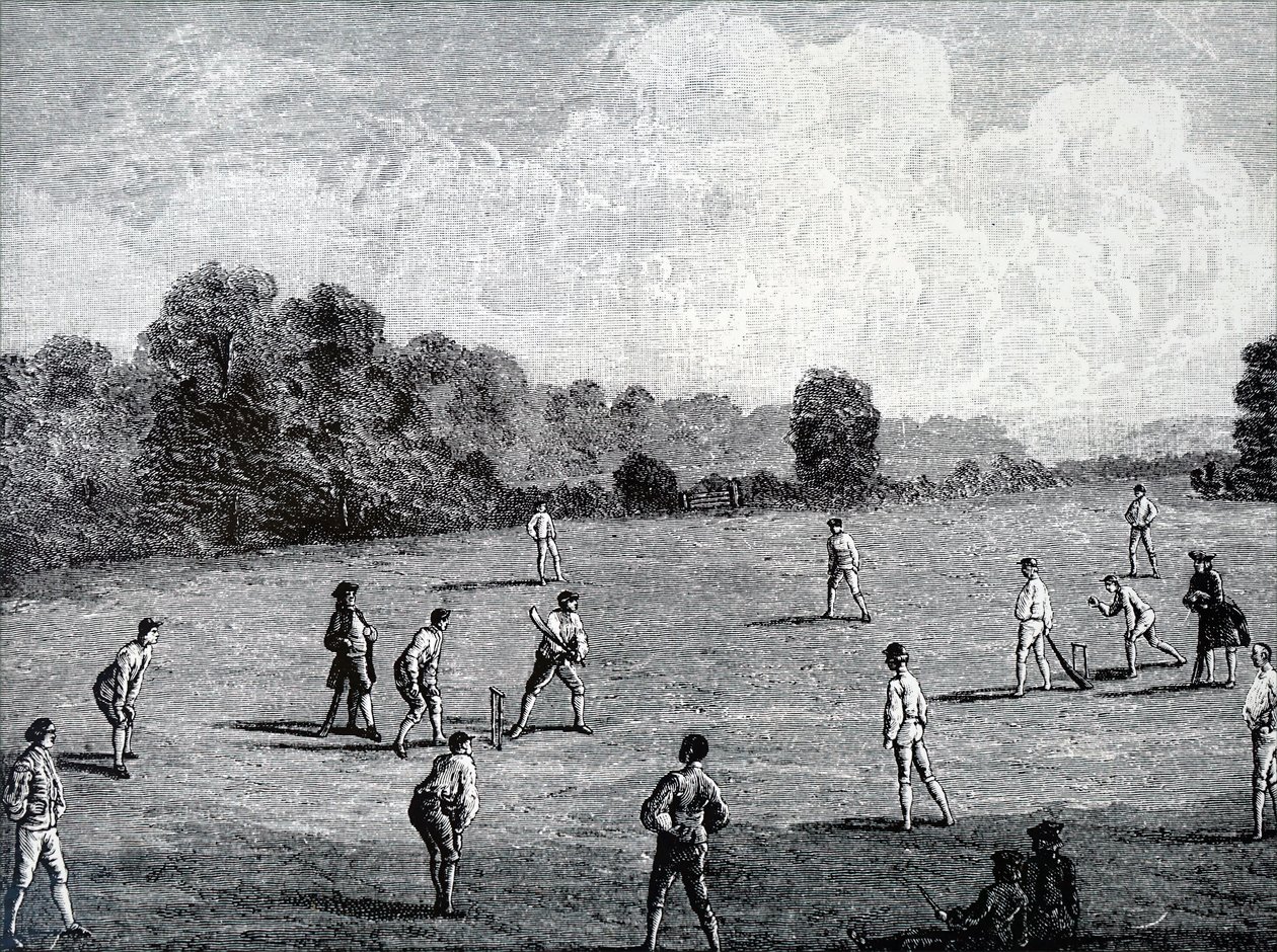 De Royal Academy Club speelt cricket door Unbekannt