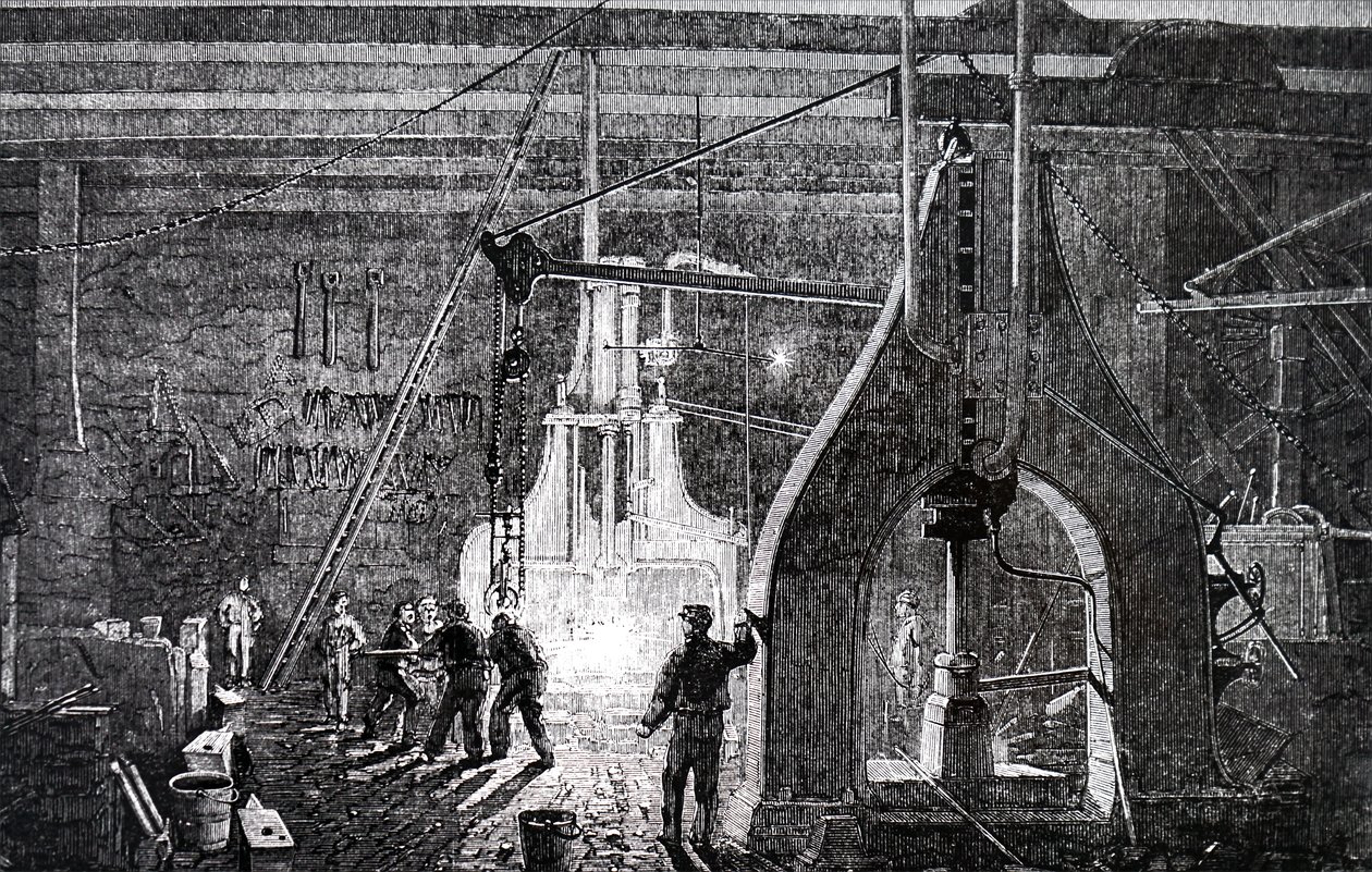 De productievloer van Robert Stephenson and Company door Unbekannt