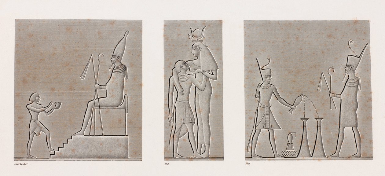 Thebe, Karnak, close-up door Unbekannt