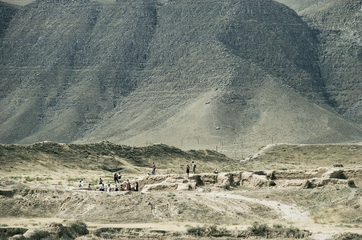 Turkmenistan. Ruïnes van Nisa. UNESCO Werelderfgoedlijst, 2007 door Benjamin Baud