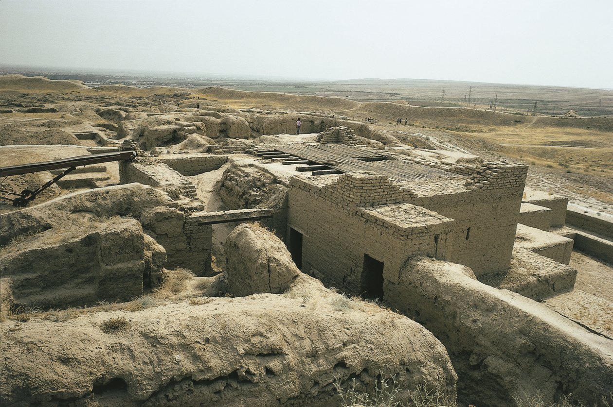 Turkmenistan. Ruïnes van Nisa. UNESCO Werelderfgoedlijst, 2007 door Benjamin Baud