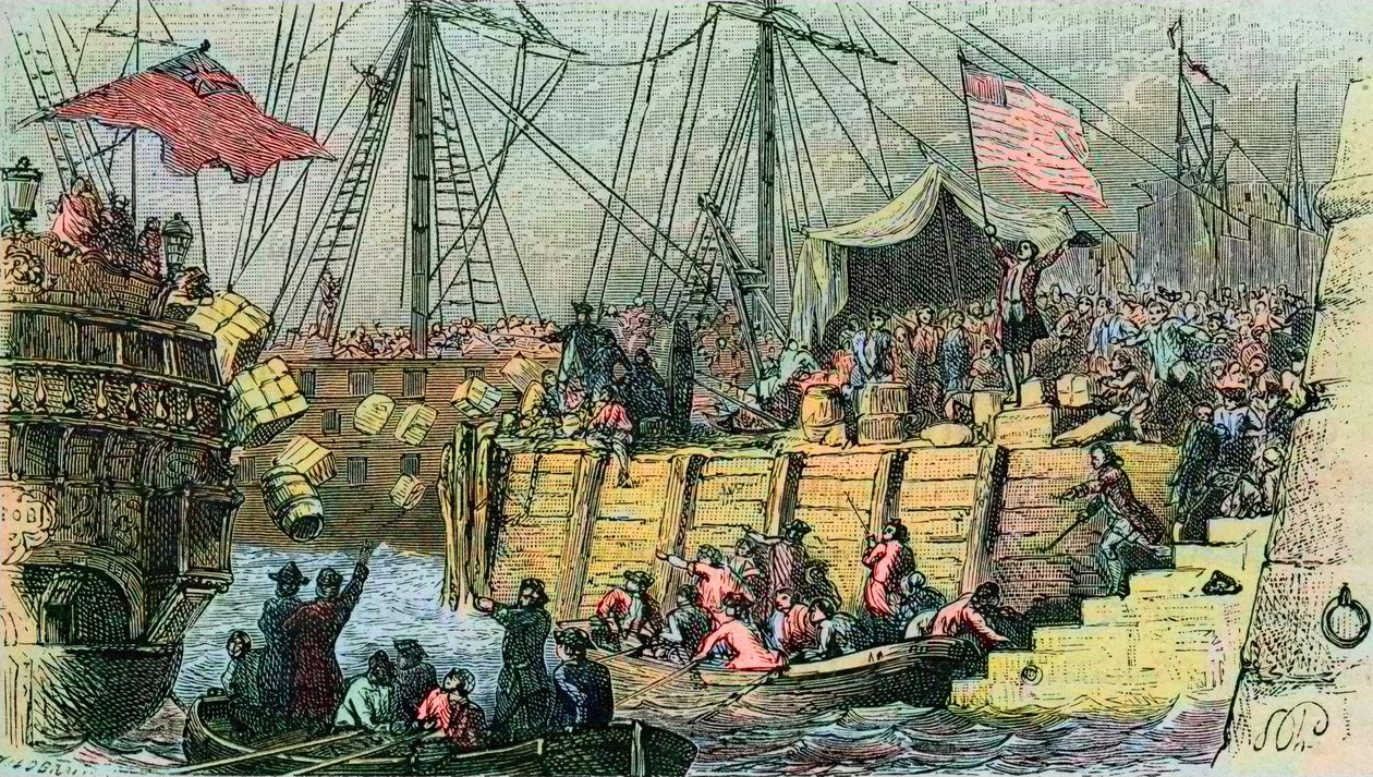 Amerikaanse Onafhankelijkheidsoorlog: opstand van Amerikaanse kolonisten door Unbekannt