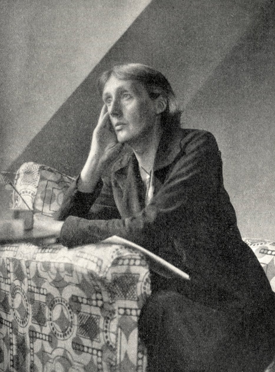 Portret van Virginia Woolf door Unbekannter Künstler