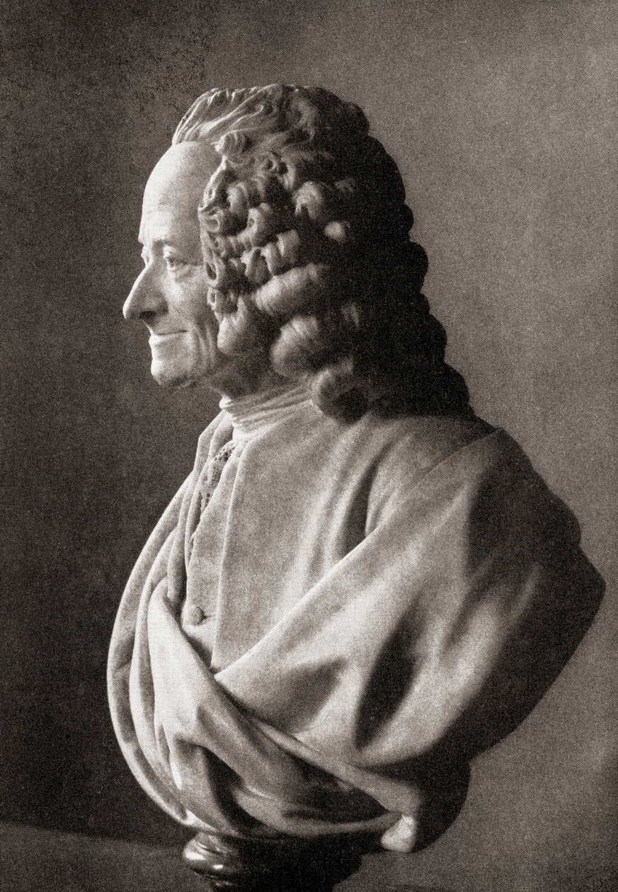Voltaire, uit The Story of Philosophy, gepubliceerd 1926 door Unbekannt