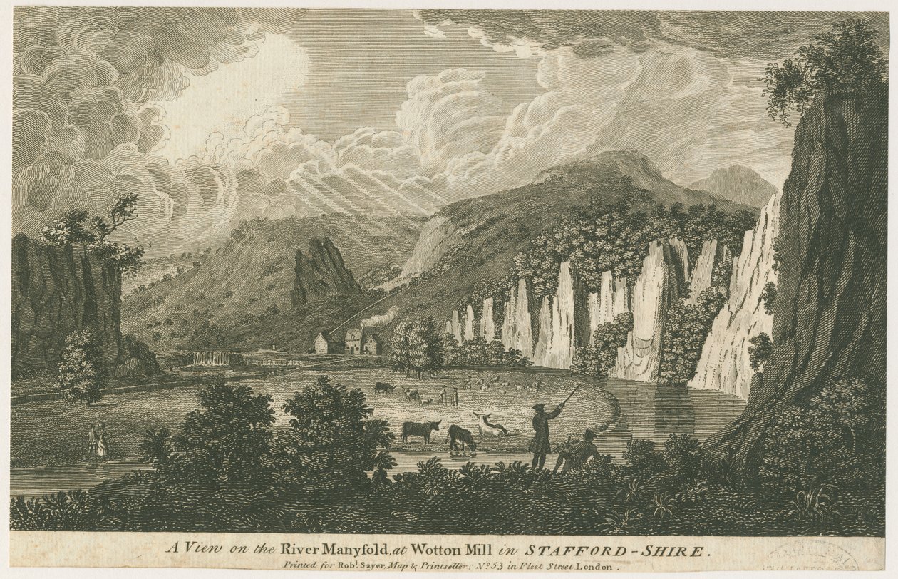 Wetton - Manifold Valley: ets, nd [19e eeuw] door Unbekannt