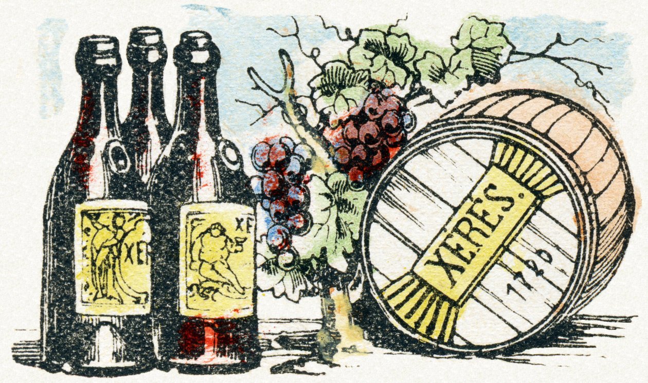 X - Xeres - Kindervermaakalfabet circa 1890 door Unbekannt