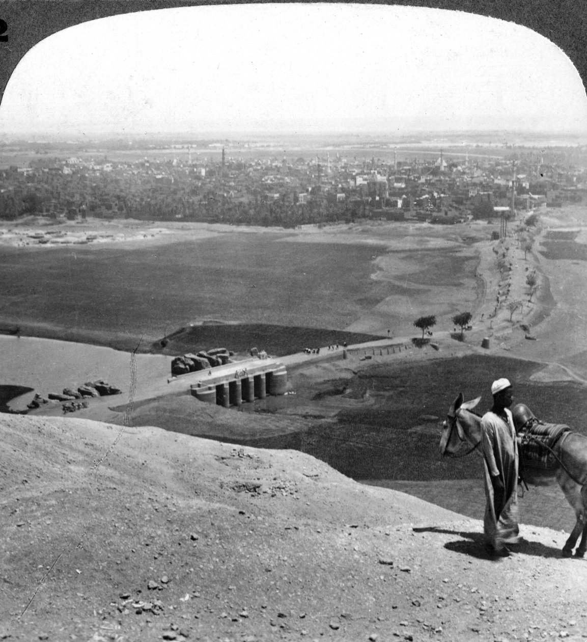 Assiut, de grootste stad van Opper-Egypte, 1905 door Underwood and Underwood