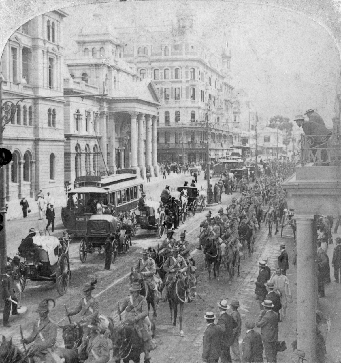 South African Light Horse, Kaapstad, Zuid-Afrika, 2e Boerenoorlog, 1900 door Underwood and Underwood