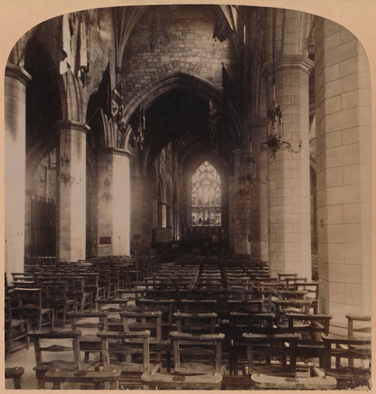 St. Giles Kathedraal, Edinburgh, Schotland, 1896 door Underwood and Underwood