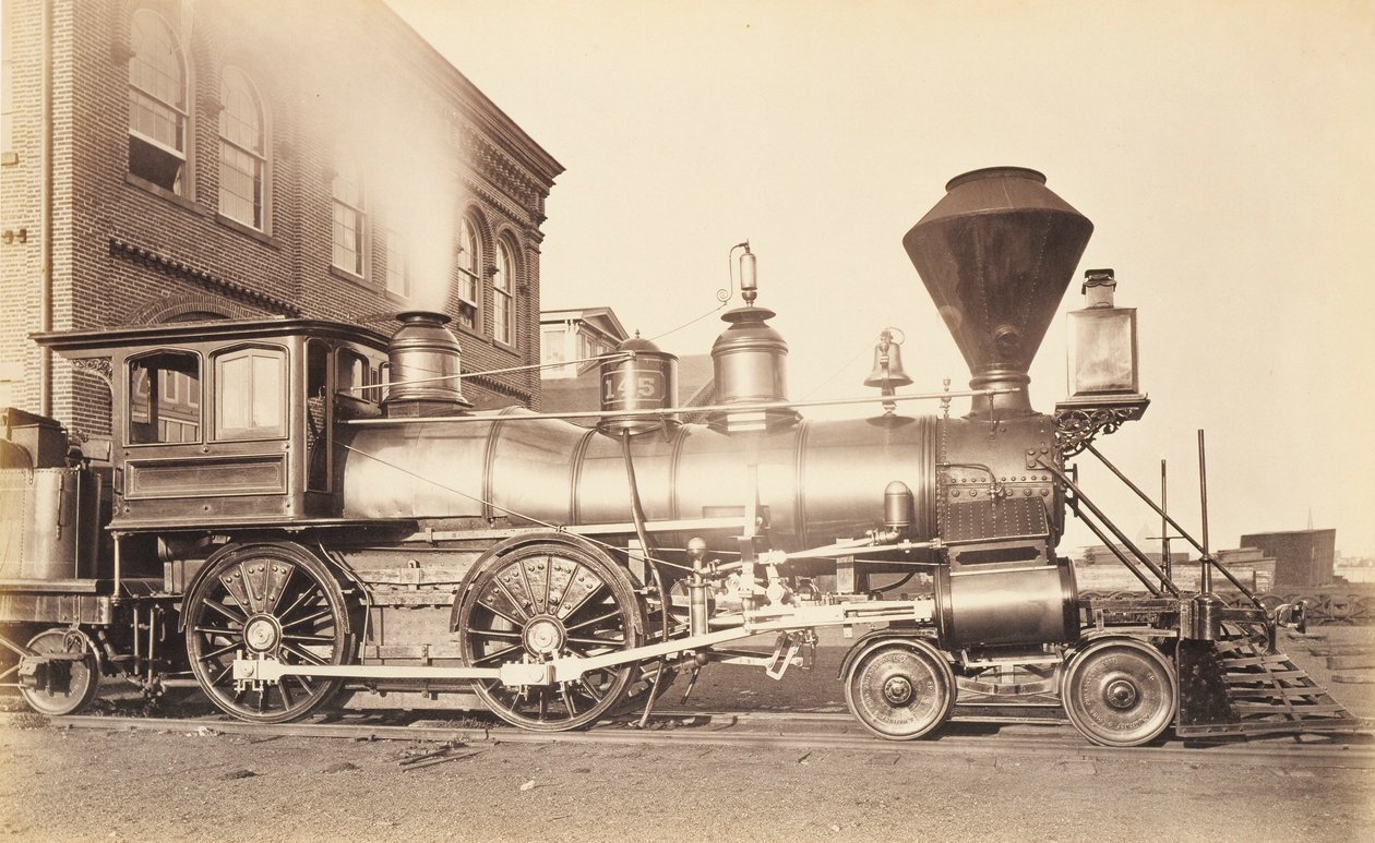 [Pennsylvania Railroad Locomotive at Altoona Repair Facility]. door Unidentified