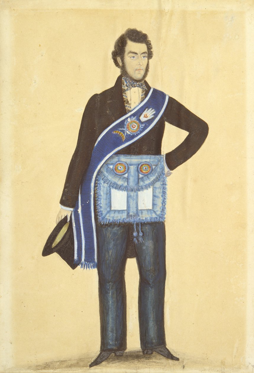 Portret van een buitenbeentje door Unidentified