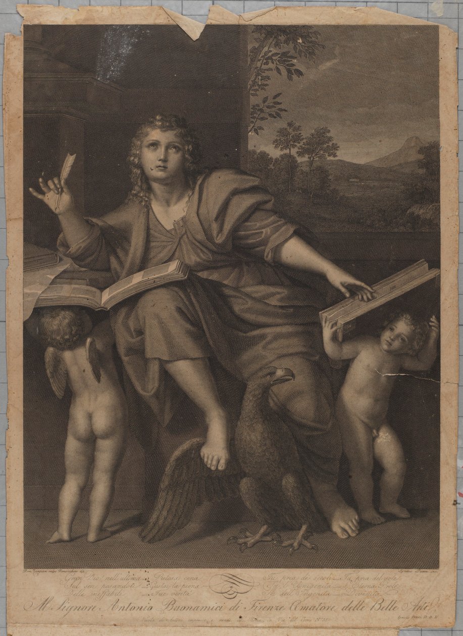 Johannes de Evangelist door Unidentified