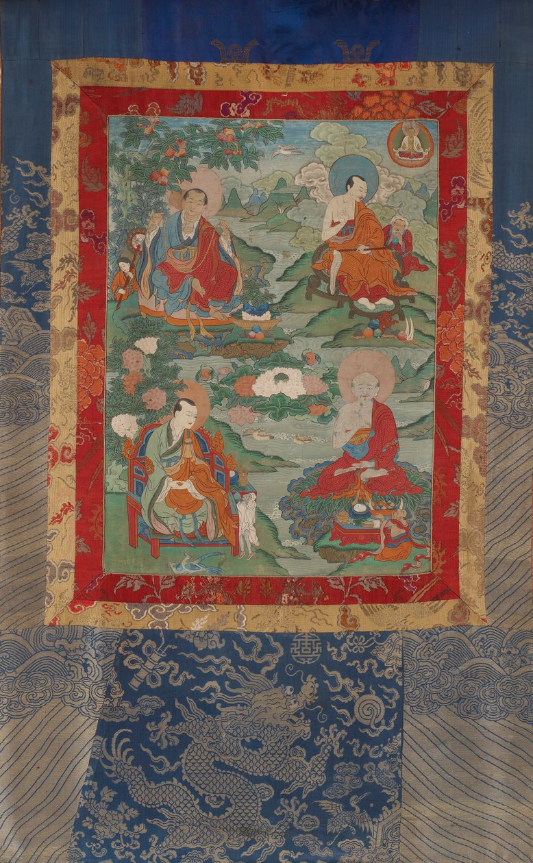 Arhats Kanakavasta, Vajriputra, Kanaka-Bharadvaja door Unknown