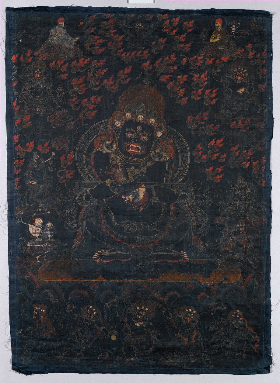 Mahakala, beschermer van de tent, Tibet. door Unknown