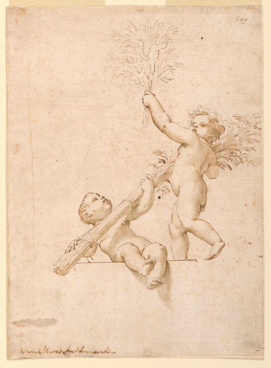 Ontwerp voor een lunet, Kerk van Corpus Domini door Unknown