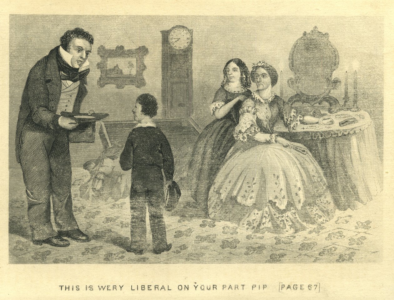 Grote Verwachtingen - Dit is zeer liberaal van jouw kant Pip, 1862 door Unbekannt Unbekannt