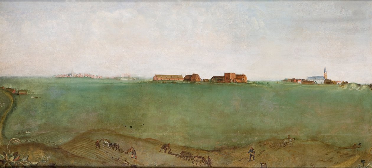 Mold Tonder en Tonder dorpen in Sleeswijk-Holstein, 1657 door Unbekannt Unbekannt