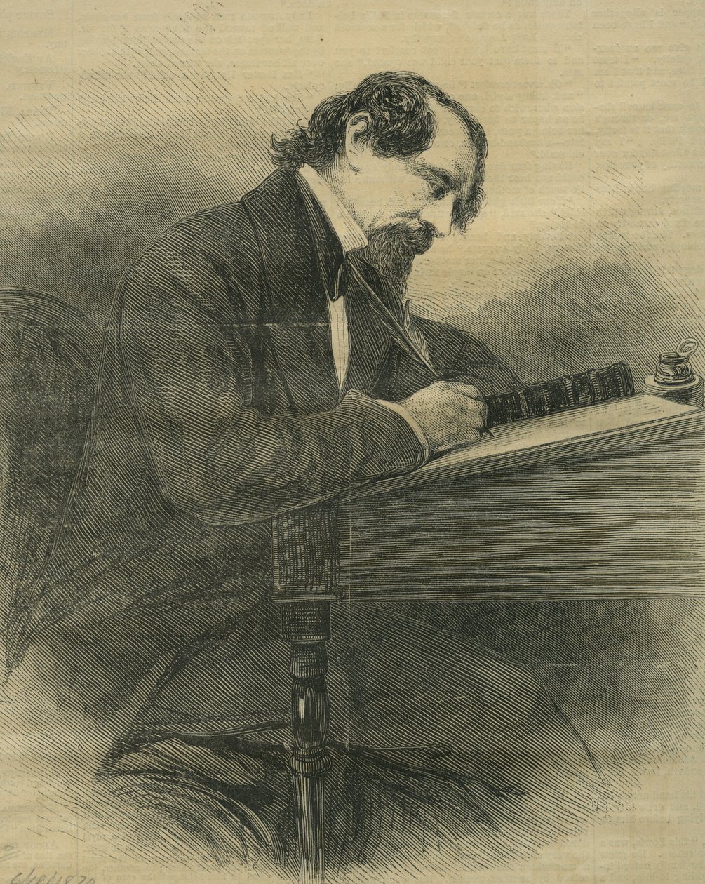 De Laatste Charles Dickens, ca. 1870 door Unbekannt Unbekannt