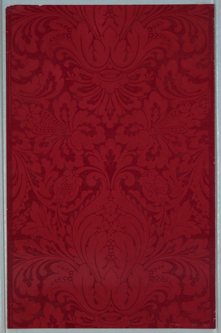 Wandbekleding (y), 1880 door Unknown