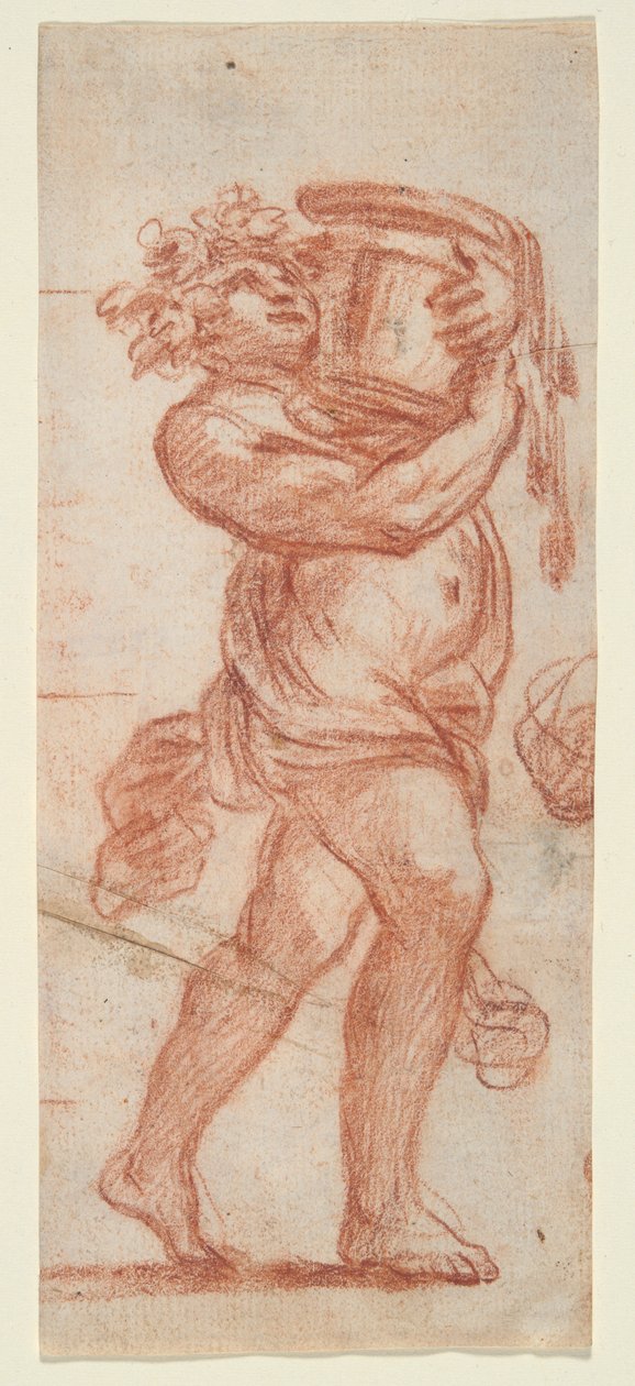 Een Jonge Volgeling van Bacchus door Unknown
